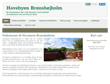 Tablet Screenshot of broenshoejholm.dk